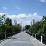 The Millennium Bridge: a picturesque corner of Vitebsk.
